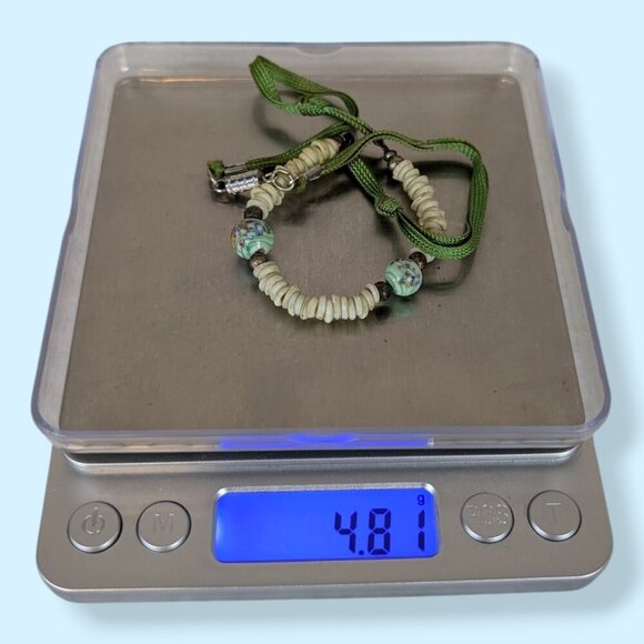 V. Puka Shell & Millefiori Beaded Necklace - Picture 7 of 7